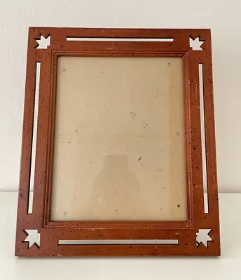 Frame Wood Square Vintage Japan Retro Mirror Decor Frame Picture Display Stand • $69