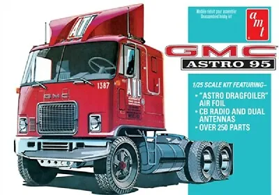 AMT GMC Astro 95 1/25 1140 Plastic Model Kit Truck Big Rig Semi Tractor • $44.99