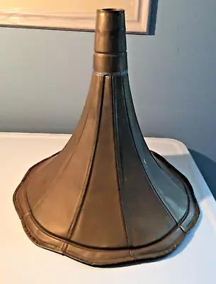 Antique Brass Gramophone Phonograph Bell Horn 16  • $99