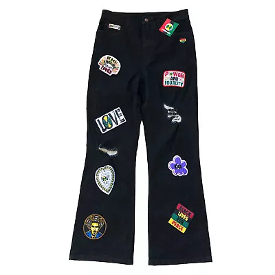 Cross Colours Men's Jeans Ya Dig Empowerment Patches Made With Pride NWT Size 30 • $50