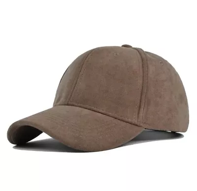 Brown Suede Baseball Cap • £5.79