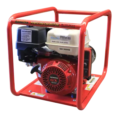 6kVA Honda Powered Heavy Duty Industrial Generator GH5000E Electric Start Automo • $3097.50