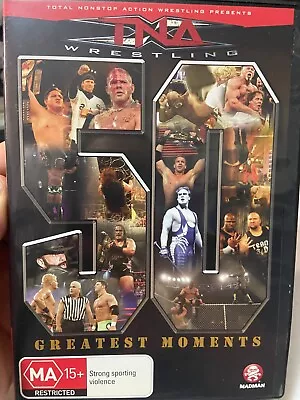 TNA Impact Wrestling 50 Greatest Moments Region 4 DVD (pro Wrestling / Wwe Aew) • $12.19