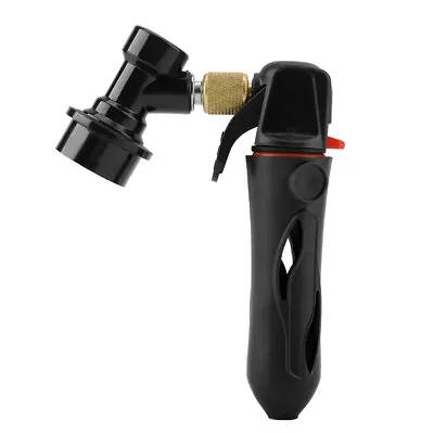 (Black)Portable Homebrew Keg Charger Handheld CO2 Injector Draft Beer DT • £20.33