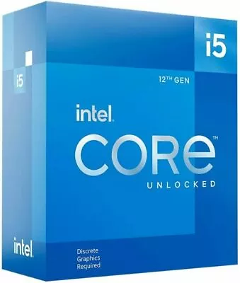 Intel Core I5 12600KF 10-core 10c/16t Boxed CPU LGA1700 Straight From Intel RMA • $113.50