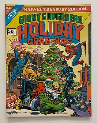 £36.75 • Buy Marvel Treasury Edition #8 Giant Superhero Holiday Grab-bag (Marvel 1975) FN+