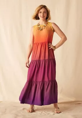 NWT Matilda Jane Enchanted Garden Waikiki Ombre Maxi Dress Size M Medium NEW • $90.95