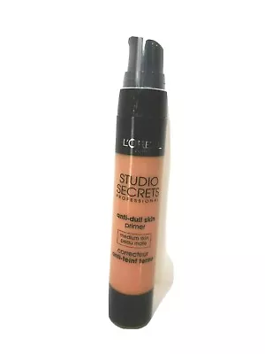 L'OREAL Studio Secrets Anti Dull Skin Primer Medium Skin Peau Mate 20ml • £5.25