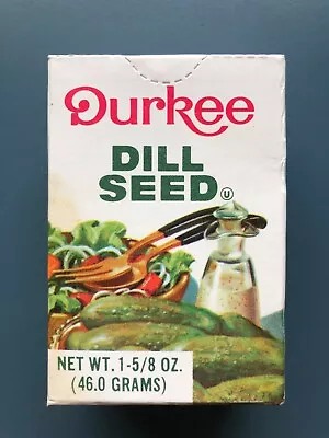 Vintage Durkee Dill Seed Spice NOS 1 5/8oz • $9.95