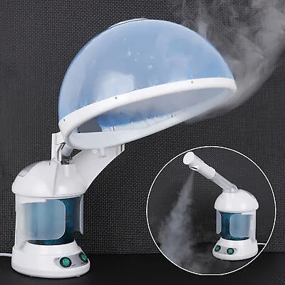 2 In 1  Ozone Facial Steamer With Bonnet Hood Attachment 360° Rotatable Sprayer • $58.58