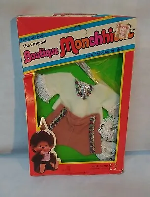 Vintage 1980 Monchichi Monchhichi Indian Brave Outfit Fashion  • $24.99