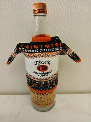 Tito Empty Holiday Vodka 1 Liter Bottle  • $2