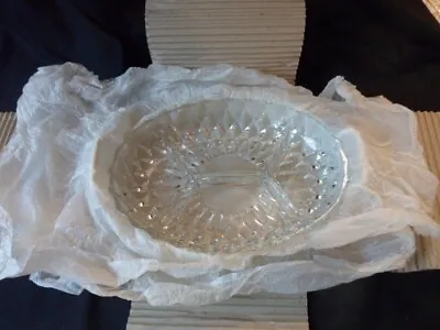 Queen Anne Silver Plated Boxed -  12  Glass Hors D'ouvres Crisp Nuts Dish • £8