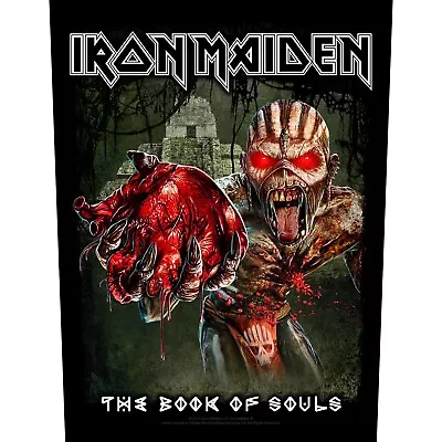 Iron Maiden Book Of Souls Eddie's Heart Jacket Back Patch Backpatch Official  • $19.99