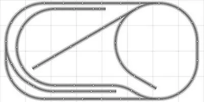 Bachmann E-Z Track Train Layout #031 Train Set HO Scale 4' X 8' Wire Switches • $347.95