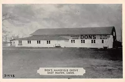 EAST HAVEN CT ~ DON'S MANSFIELD GROVE ROLLER RINK ADV PC ~ WILLENS PUB.1950s • $11.49