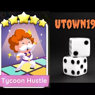 MonopolyGO! Sticker: 5🌟 - 🎶 DISCO TIME 🎶 Tycoon Hustle (Set 18) • $5.88