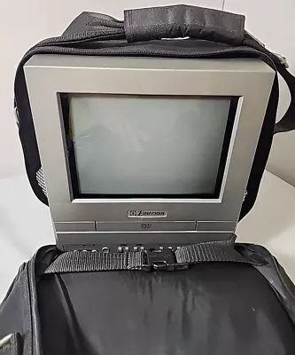 Emerson EWC09D5 9 Inch CRT DVD Combo TV Travel Retro Gaming Works! With Case! • $164.99