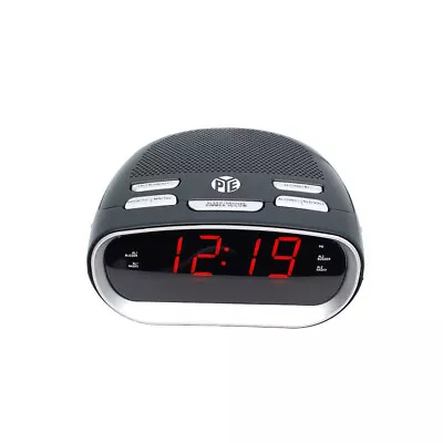 PYE AM-FM Red LED Display With Snooze Button Music Or Alarm Clock Radio • $39.90