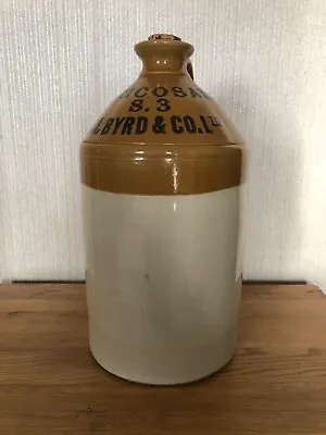 Large Stoneware Glazed Flagon - Tricosal S.3 A.A.Byrd & Co. Ltd • £25