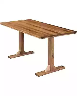 1.5m 6-Seater Stained Rustic Café / Bistro / Restaurant Table Handmade (2 Legs) • $360