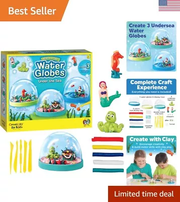 Arts And Crafts Kit For Kids - Make Your Own Under The Sea Water Globes • $29.99