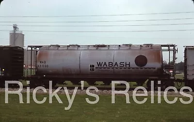 Original Slide WAB #33030 Covered Tank Hopper Wabash 1978 Lafayette IN • $4.99