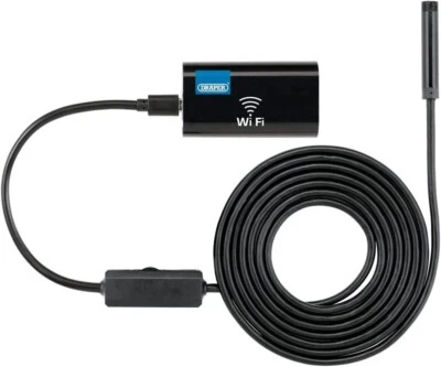 £17.99 • Buy Draper 91648 Rechargeable Waterproof Wi-Fi Endoscope Inspection Camera
