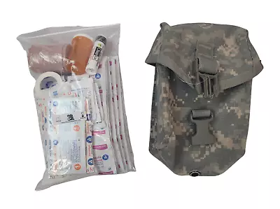 MOLLE IFAK ACU (First Aid Kit) Pouch W/ Insert And Supplies *mocinc.1982* • $29.99