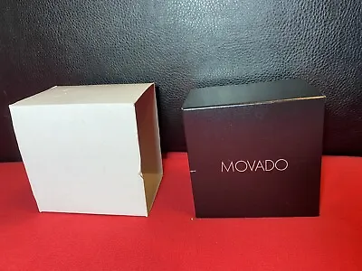 New! Authentic MOVADO Watch Presentation Gift Box Black  • $30