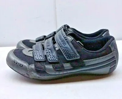 Shimano SPD RT51 2 Bolt Cleats Gray 3-Strap Mountain Cycling Men's Shoes 8.9M 43 • $49.99