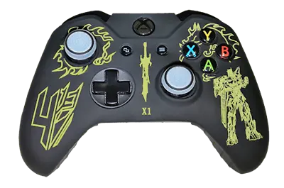 Silicone Cover For XBOX ONE Controller Skin Transformer Design Yellow + Grips • $11.90