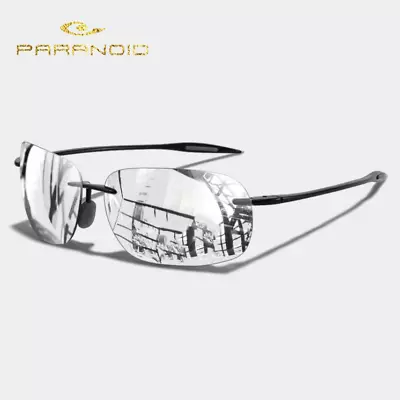 Ultralight Rimless Sport Sunglasses For Men Women Driving Fishing Glasses New • $20.73