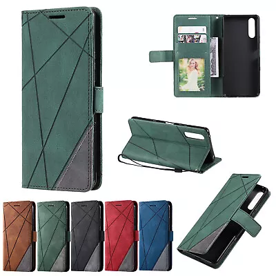 $10.99 • Buy For Sony Xperia 1 5 10 II III Kickstand Wallet Stand Case Cover Shcokproof