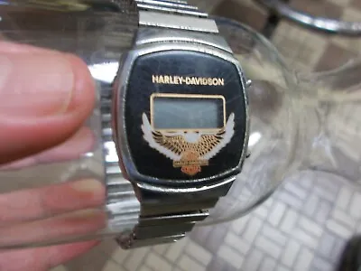 Vintage Harley Davidson Motorcycle Wrist  Watch ~ Not Working ~ Advertizing • $9.95