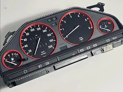 BMW E30 - Gauge Cluster Rings Kit - Red • $19.99