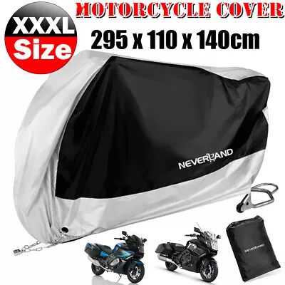 Waterproof Motorcycle Moped Bike Cover Outdoor Rain Dust UV Protector Universal • $24.99