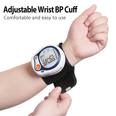 Automatic Wrist Blood Pressure Monitor BP Cuff Gauge Machine Tester For Home • $15.19