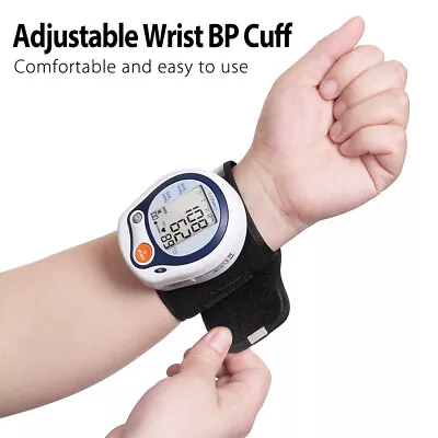 Automatic Wrist Blood Pressure Monitor BP Cuff Gauge Machine Tester With Memory • $14.99