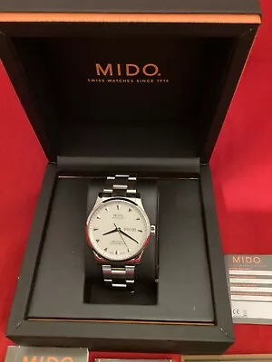 Mido Multifort Automatic Silver Dial  Stainless Steel Men's Watch M0054311103100 • $599