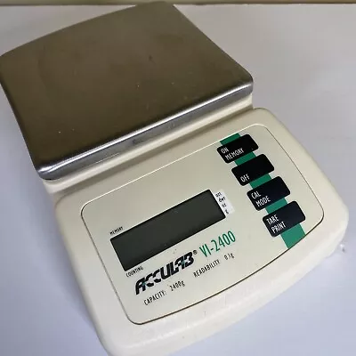 ACCULAB VI-2400 Portable Balance / Scale Capacity: 2400g Readability:0.1 G • $69.99