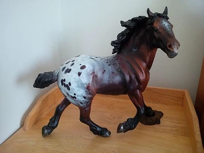 £295 • Buy Superbly Detailed Trad Model Resin Horse Bouise Bound In Appaloosa By Karen Zorn