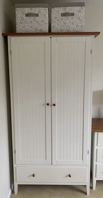 £75 • Buy IKEA Visdalen Double Wardrobe White Used Excellent Clean Condition No Damage
