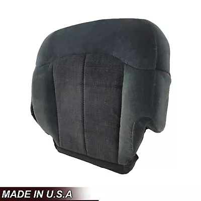 For 2001 2002 Chevy Silverado 2500 HD LS Driver Bottom DK Gray Cloth Seat Cover • $138.10