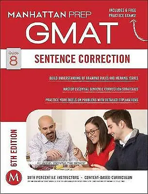 Gmat Sentence Correction; Manhattan Prep - 1941234070 Manhattan Prep Paperback • £4.30