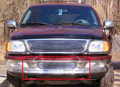 97-98 Ford F-150 F150 Pickup Truck 2wd Front Bumper Billet Grille Grill Insert • $41.95