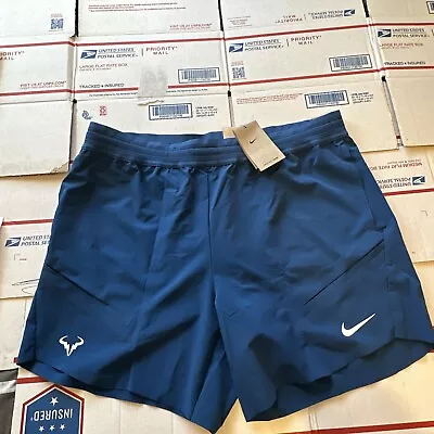 Tennis Nike Court Dri-Fit ADV Blue Tennis Shorts - DD8543-476 - Men’s XXL • $49.99
