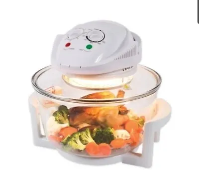 Quest 12 Litre Halogen Oven  Low Fat Multi-Function Glass Oven  1400W Power • £36.99