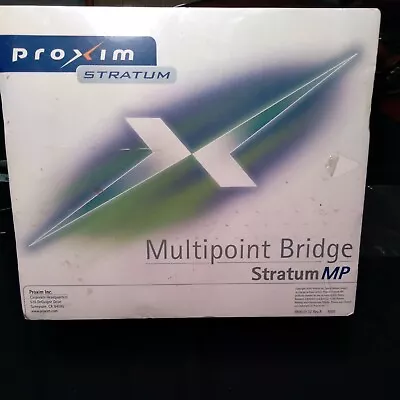 Proxim Stratum MP Multipoint Wireless Bridge (MP-2000)  12 Mile Range 8600.0259 • $69.99