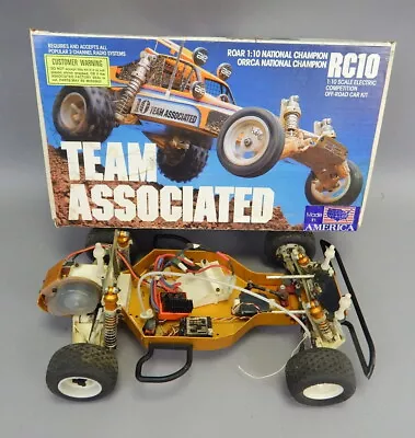 Vintage Team Associated RC10 1/10 Car 6010 W Motor Novak ESC Electronics • $187.50